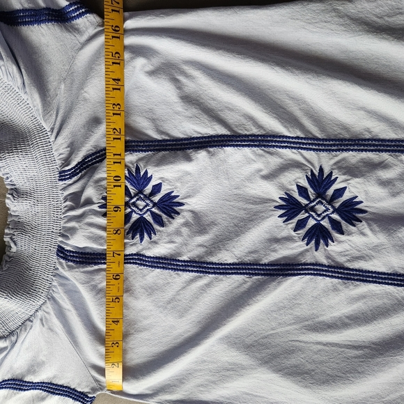 Anthropologie THML Women's Dress (or Tunic) Off Shoulder Fair Isle Size Small - Picture 6 of 7